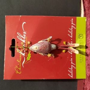 Christmas Krinkle bulb pin